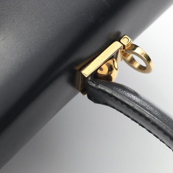 SALVATORE FERRAGAMO Black Leather Bag - Picture 8 of 11
